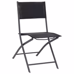 VidaXL 313083 chaise d'extérieur Terrace Acier Noir