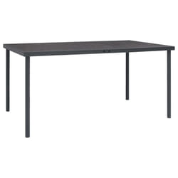 VidaXL 313087 table de jardin Anthracite