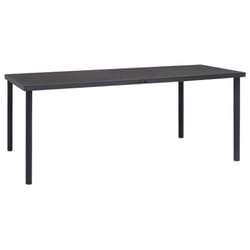 VidaXL 313088 table de jardin Anthracite