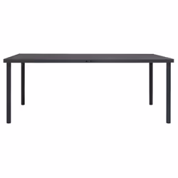 VidaXL 313088 table de jardin Anthracite
