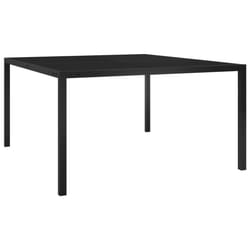 VidaXL 313099 table de jardin Noir