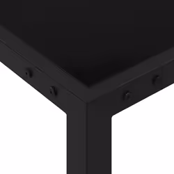 VidaXL 313099 table de jardin Noir