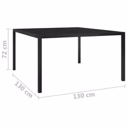 VidaXL 313099 table de jardin Noir - Vue supplémentaire 6