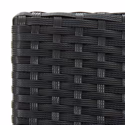 VidaXL 313435 chaise d'extérieur Terrace Siège rembourré Polyester, Polyuréthane, Acier Noir, Crème - Vue supplémentaire 7