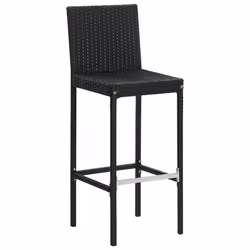 VidaXL 313437 chaise d'extérieur Terrace Siège rembourré Polyester, Polyuréthane, Acier Noir, Crème