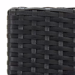 VidaXL 313437 chaise d'extérieur Terrace Siège rembourré Polyester, Polyuréthane, Acier Noir, Crème - Vue supplémentaire 7