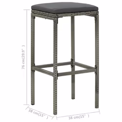 VidaXL 313441 Tabouret de bar - Vue supplémentaire 8