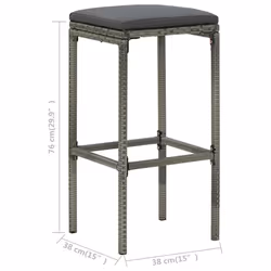 VidaXL 313444 Tabouret de bar - Vue supplémentaire 8