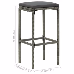 VidaXL 313447 Tabouret de bar - Vue supplémentaire 8