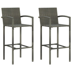 VidaXL 313453 chaise d'extérieur Terrace Polyuréthane, Acier Gris