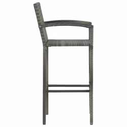 VidaXL 313453 chaise d'extérieur Terrace Polyuréthane, Acier Gris - Vue supplémentaire 4