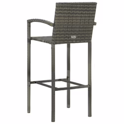 VidaXL 313453 chaise d'extérieur Terrace Polyuréthane, Acier Gris - Vue supplémentaire 5