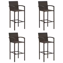 VidaXL 313454, Terrace, Polyuréthane, Acier, Marron, 520 mm, 560 mm, 1180 mm
