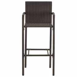 VidaXL 313454 chaise d'extérieur Terrace Polyuréthane, Acier Marron