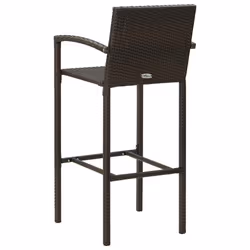 VidaXL 313454 chaise d'extérieur Terrace Polyuréthane, Acier Marron - Vue supplémentaire 5