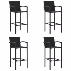 VidaXL 313455, Terrace, Polyuréthane, Acier, Noir, 520 mm, 560 mm, 1180 mm
