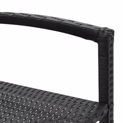 VidaXL 313455 chaise d'extérieur Terrace Polyuréthane, Acier Noir - Vue supplémentaire 6