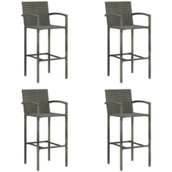 VidaXL 313456 chaise d'extérieur Terrace Polyuréthane, Acier Gris