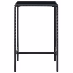 VidaXL 313458 table de jardin Noir