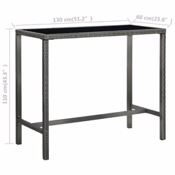 VidaXL 313462 table de jardin - Vue supplémentaire 6