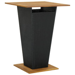 VidaXL 313465 table de jardin Noir