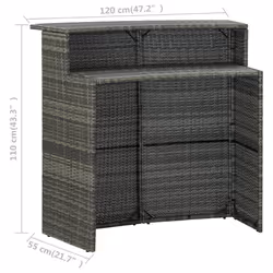 VidaXL 313469 table de jardin - Vue supplémentaire 8