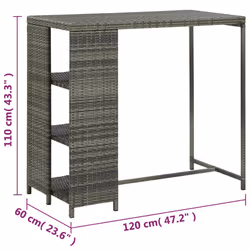 VidaXL 313477 table de cuisine et de salle à manger - Vue supplémentaire 7