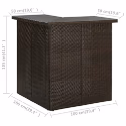 VidaXL 313480 table de cuisine et de salle à manger - Vue supplémentaire 7