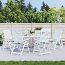 vidaXL Coussins de Chaise de Jardin Lot de 6