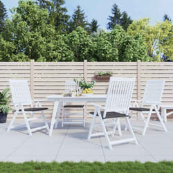 Vidaxl - Coussins de chaise de jardin lot de 4 anthracite 50x50x3 cm