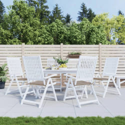 vidaXL Coussins de chaise jardin lot de 6