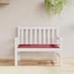 vidaXL Coussin de banc de jardin rouge bordeaux 100x50x4 cm