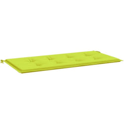 Vidaxl - Coussin de banc de jardin vert brillant 100x50x3cm tissu oxford