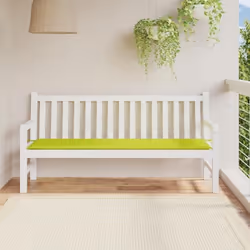 vidaXL Coussin de banc de jardin vert brillant 180x50x3cm tissu oxford