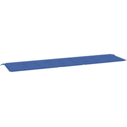 vidaXL Coussin de banc de jardin bleu royal 200x50x4 cm tissu oxford