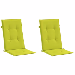 Donnez à votre espace de vie extérieur un nouveau look avec ces confortables coussins de chaise à dossier haut en un instant  ...