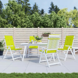 vidaXL Coussins Vert vif Lot de 4