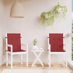 Donnez à votre espace de vie extérieur un nouveau look en un instant avec ces confortables coussins de chaise à dossier bas ! ...