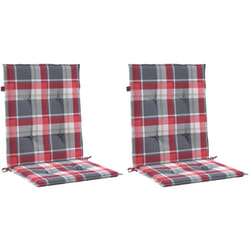 Vidaxl - Coussins de chaise de jardin à dossier bas lot de 2