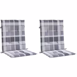 Donnez à votre espace de vie extérieur un nouveau look en un instant avec ces confortables coussins de chaise à dossier bas ! ...