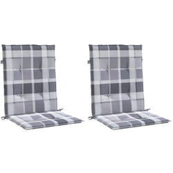 Vidaxl - Coussins de chaise de jardin à dossier bas lot de 2
