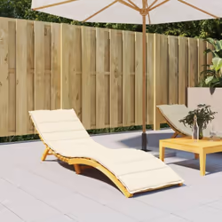 Donnez à votre espace de vie extérieur un nouveau look en un instant avec ce confortable coussin de chaise longue ! Matériau  ...