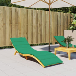 Vidaxl - Coussin de chaise longue vert 200x70x3 cm tissu oxford