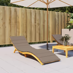 Donnez à votre espace de vie extérieur un nouveau look en un instant avec ce confortable coussin de chaise longue ! Matériau ...