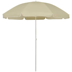 Parasol de plage jaune sable 240 cm Vidaxl