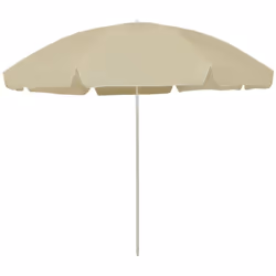 Le parasol de plage est fait de polyester anti-UV et anti-décoloration, parfait pour bloquer les rayons UV nocifs du soleil.  ...