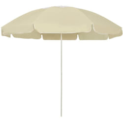 Parasol de plage jaune sable 240 cm Vidaxl