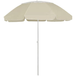 Parasol de plage jaune sable 300 cm - Vidaxl