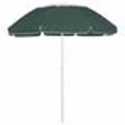 vidaXL Parasol de plage vert 300 cm - TU
