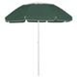 vidaXL Parasol de plage vert 300 cm - TU